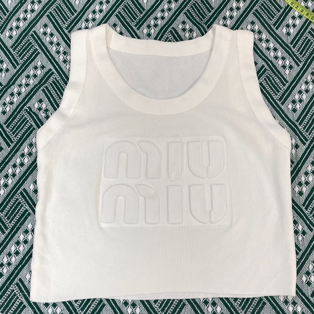 Miu Miu Embossed Women's Vest